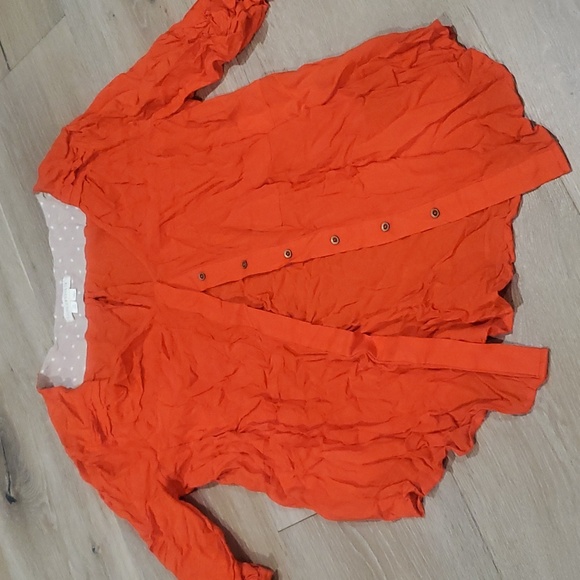 Edme & Esyllte Women's sz 4 Blouses - orange and colorful - Picture 6 of 6